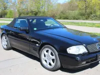 Gebraucht Mercedes SL500 320 PS (235 kW) 1998 Obsidianschwarzmetallic Cabrio