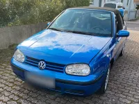 Gebraucht VW Golf 101 PS (74 kW) 2000 Blau Cabrio