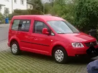 Usado VW Caddy 105 HP (77 kW) 2008 Vermelho Monovolume