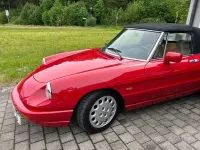 Gebraucht Alfa Romeo Spider 120 PS (88 kW) 1991 Rot Cabrio