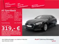 Second-hand Audi A5 150 CP (110 kW) 2023 Negru Coupe