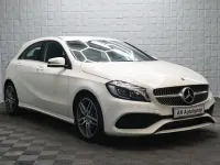 Gebraucht Mercedes A200 AMG line 156 PS (114 kW) 2018 Weiß Limousine