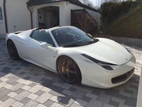 Gebraucht Ferrari 458 570 PS (419 kW) 2012 Weiß Cabrio
