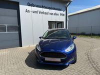 Gebraucht Ford Fiesta Trend 101 PS (74 kW) 2016 Blau Limousine