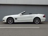 Gebraucht Mercedes SL55 AMG AMG 500 PS (367 kW) 2003 Weiß Cabrio