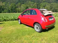 Gebraucht Fiat 500C 85 PS (62 kW) 2013 Rot Cabrio