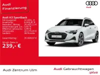 Gebraucht Audi A3 Advanced Plus 150 PS (110 kW) 2025 Gletscherweiß metallic Limousine