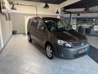 Gebraucht VW Caddy Maxi Trendline 105 PS (77 kW) 2011 Toffeebraun metallic Van / Kleinbus