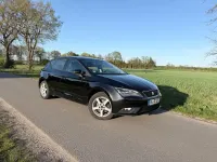 Używany Seat Leon 150 KM (110 kW) 2014 Czarny Sedan/Limuzyna