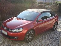 Gebraucht VW Golf Cabriolet Exclusive 160 PS (117 kW) 2012 Rot Cabrio