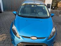 Gebraucht Ford Fiesta Trend 82 PS (60 kW) 2009 Blau Kleinwagen