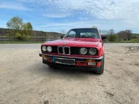 Gebraucht BMW 325 Cabriolet Sport Line 170 PS (125 kW) 1987 Rot Cabrio