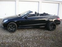 Gebraucht Mercedes E350 AMG line 231 PS (169 kW) 2011 Obsidianschwarz  metalliclack Cabrio