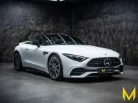 Gebraucht Mercedes SL43 AMG AMG Line Premium Plus 381 PS (280 kW) 2024 Weiß (manufaktur opalithweiß bright) Cabrio