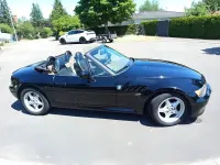 Gebraucht BMW Z3 Sport Line 140 PS (102 kW) 1997 Schwarz Cabrio