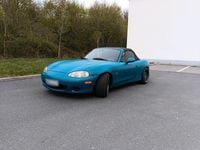 Second-hand Mazda MX5 110 CP (80 kW) 2002 Albastru Cabrio