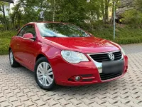 Second-hand VW Eos 150 CP (110 kW) 2008 Roșu Cabrio