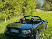 Gebraucht Mazda MX5 110 PS (80 kW) 2002 Grün Cabrio
