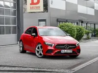 Gebraucht Mercedes A200 AMG 163 PS (119 kW) 2019 Rot Kleinwagen