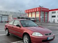 Gebraucht Honda Civic 105 PS (77 kW) 1997 Rot Coupé
