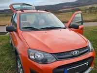 Gebraucht Lada Kalina 87 PS (63 kW) 2017 Orange Kleinwagen
