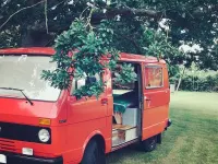 Brugt VW LT 75 HK (55 kW) 1985 Rød MPV