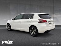 Gebraucht Peugeot 308 Allure 131 PS (96 kW) 2020 Lack weiss banquise/deckende l Limousine