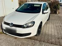 Gebraucht VW Golf VI 80 PS (58 kW) 2009 Weiß Kleinwagen