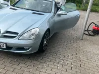 Second-hand Mercedes SLK200 163 CP (119 kW) 2005 Argintiu Cabrio