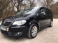 Gebraucht VW Touran Highline 170 PS (125 kW) 2008 Schwarz Van / Kleinbus