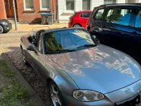 Gebraucht Mazda MX5 110 PS (80 kW) 2002 Silber Cabrio
