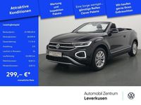 Gebraucht VW T-Roc Cabriolet 116 PS (85 kW) 2024 Schwarz / deep black (metallic) Cabrio