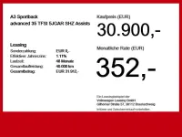Occasion Audi A3 Advanced Plus 150 ch (110 kW) 2025 Rouge Berline