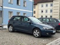 Gebraucht VW Golf VI Comfortline 122 PS (89 kW) 2009 Blau Kleinwagen