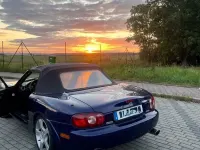 Gebraucht Mazda MX5 110 PS (80 kW) 2003 Blau Cabrio