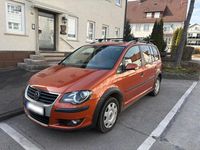 Gebraucht VW Touran Cross 140 PS (102 kW) 2008 Orange Van / Kleinbus