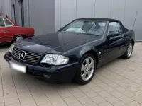 Gebraucht Mercedes SL320 224 PS (164 kW) 2000 Schwarz Cabrio