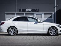 Gebraucht Mercedes C250 AMG line 204 PS (150 kW) 2016 Polarweiss Limousine