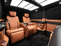 Neu Mercedes V300 Luxury 237 PS (174 kW) 2025 Schwarz Van / Kleinbus