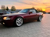 Gebraucht Mercedes SL500 326 PS (239 kW) 1991 Rot Cabrio