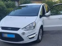 Gebraucht Ford S-MAX Titanium 163 PS (119 kW) 2014 Weiß Van / Kleinbus