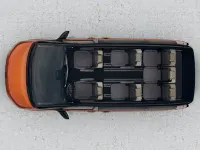 Neu VW Multivan Edition 150 PS (110 kW) 2025 Energetic orange metallic / dach schwarz Van / Kleinbus