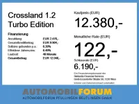 Gebraucht Opel Crossland Edition 110 PS (80 kW) 2022 Mondstein grau/e:vulkan grau SUV