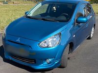 Gebraucht Mitsubishi Space Star 80 PS (58 kW) 2013 Blau Van / Kleinbus