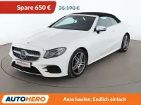 Gebraucht Mercedes E300 AMG line 245 PS (180 kW) 2019 Polarweiss Cabrio