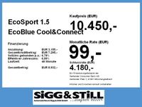 Gebraucht Ford Ecosport Cool & Connect 101 PS (74 kW) 2018 Blazerblau SUV