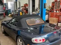 Gebraucht Mazda MX5 110 PS (80 kW) 1998 Blau Cabrio