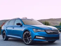 Gebraucht Skoda Superb SportLine 218 PS (160 kW) 2020 Blau Limousine