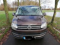 gebraucht VW Multivan T6Kurz Highline chessnutbrown Scheckheft Alcantara