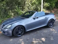 Gebraucht Mercedes SLK200 185 PS (136 kW) 2010 Silber Cabrio
